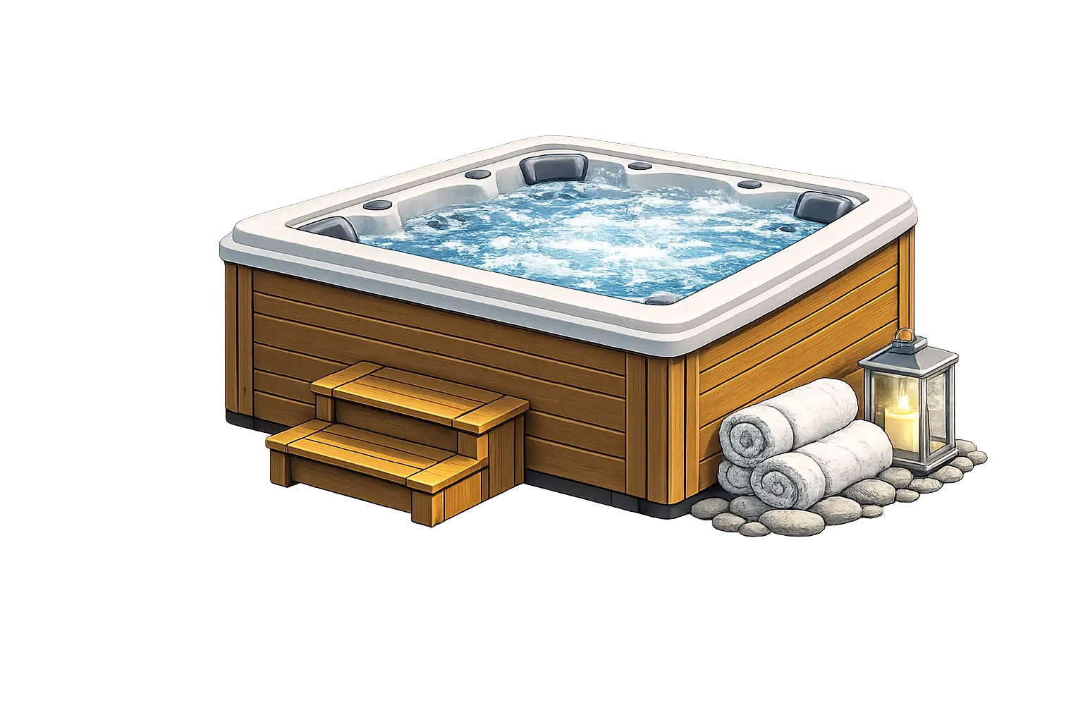 Branchement de spa