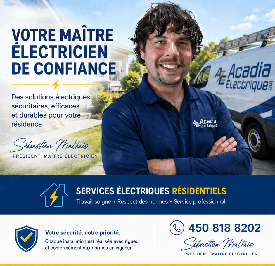 Entreprise d'électricité Acadia Electrique inc.